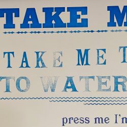 Tilley Letterpress Take Me Poster Tinsmiths