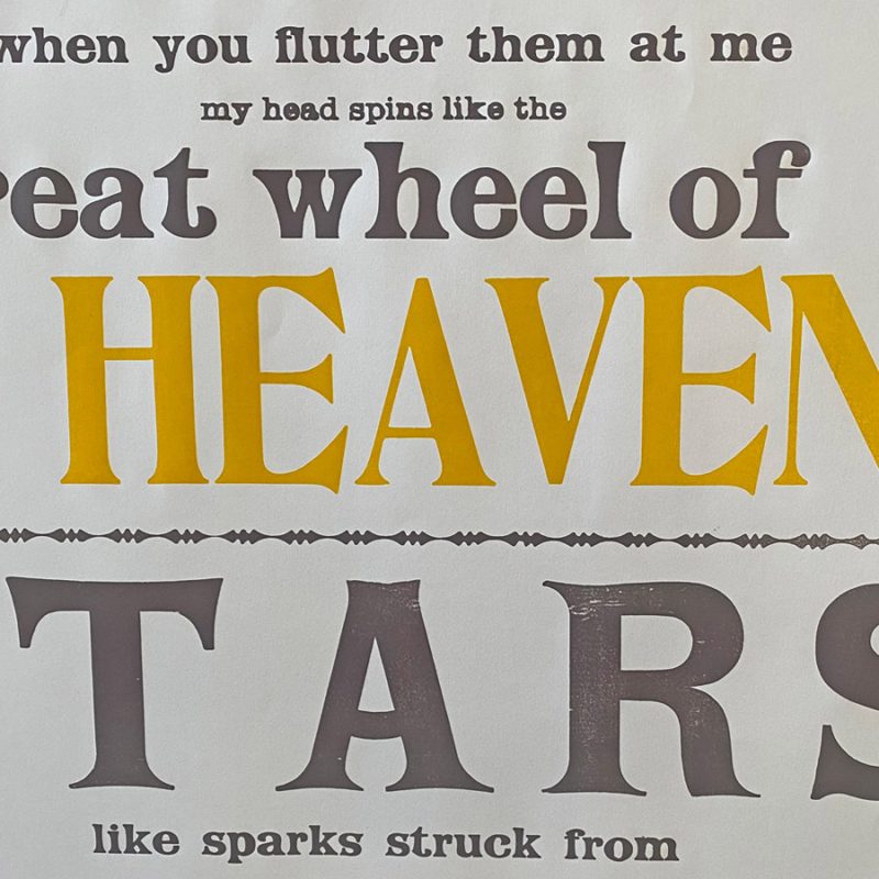 Venus, Letterpress Poster - Image 2