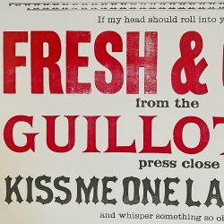 Tilleys Letterpress Head Poster Tinsmiths