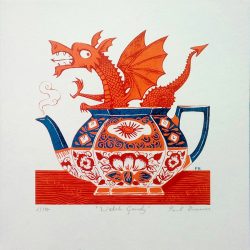 Paul Bommer Welsh Gaudy print