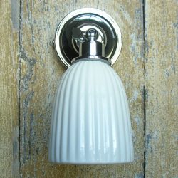 Albion Bathroom Light with Ceramic Shade