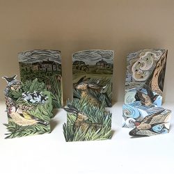 Angela Harding Set of Three Folding Cards AHTFC