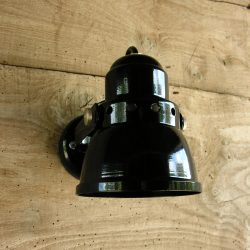 Small Black Lathe Lamp