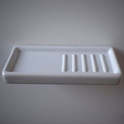Bathroom Shelf White Ceramic
