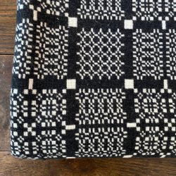 Welsh Blanket or Throw - Charcoal