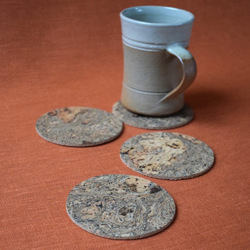 Set of Four Cork Coaster