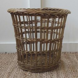 Fitched Willow Waste Paper Basket