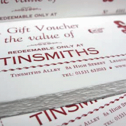 Tinsmiths Gift Voucher