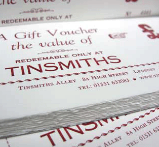 Tinsmiths Gift Voucher