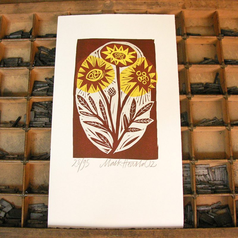 Flowers print by Mark Hearld
