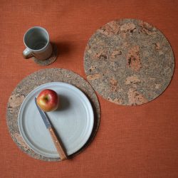 cork, cork coaster, cork mat, cork table mat, cork trivet, eco friendly, eco friendly homewares, environmentally friendly, functional, functional tableware, Sustainable, sustainable cork, table, tableware