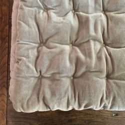 Small Velvet Quilted Bedcover - Stone