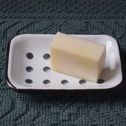 Enamelled Two-Part Soap Dish