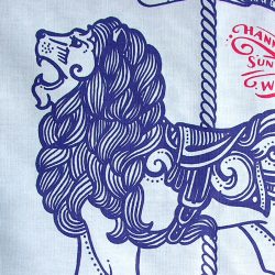 Printed Cotton Teatowel - Big Cats