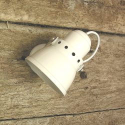 Small White Lathe Lamp