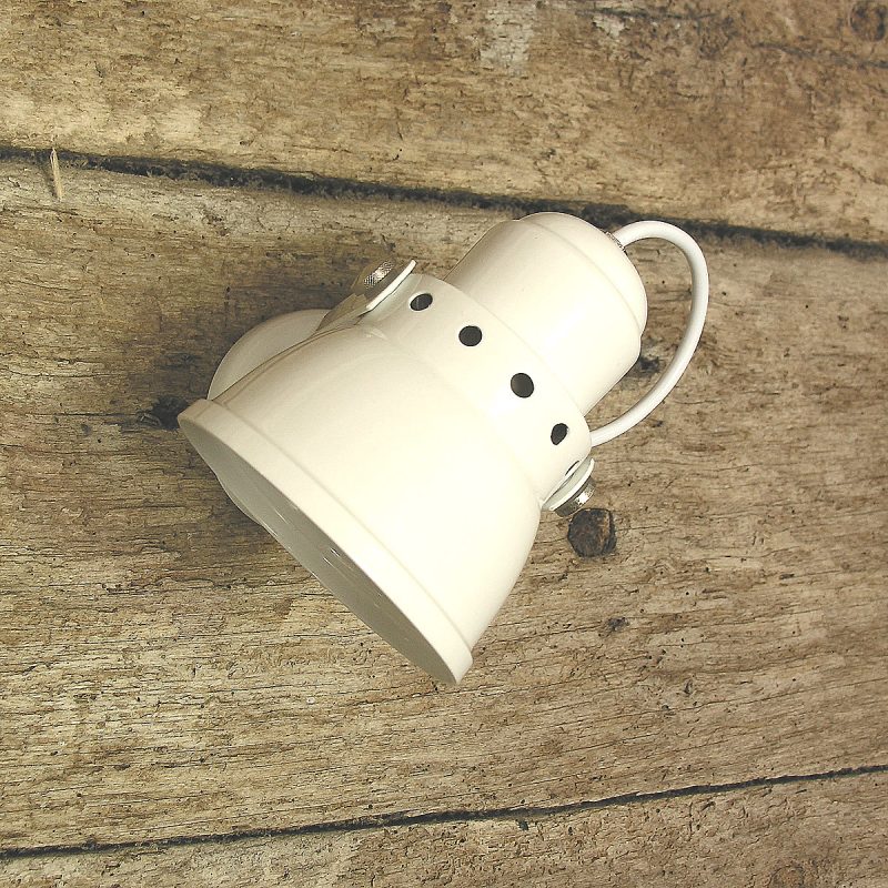 Small White Lathe Lamp