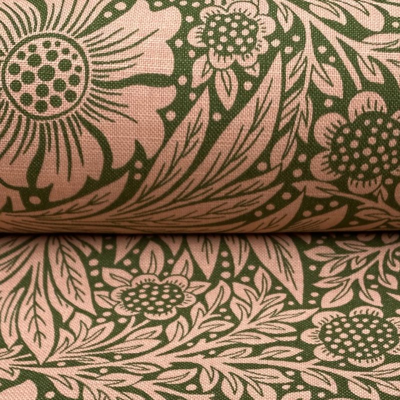 william-morris-marigold-olive-pink