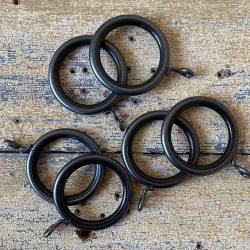 32mm Curtain Rings Graphite