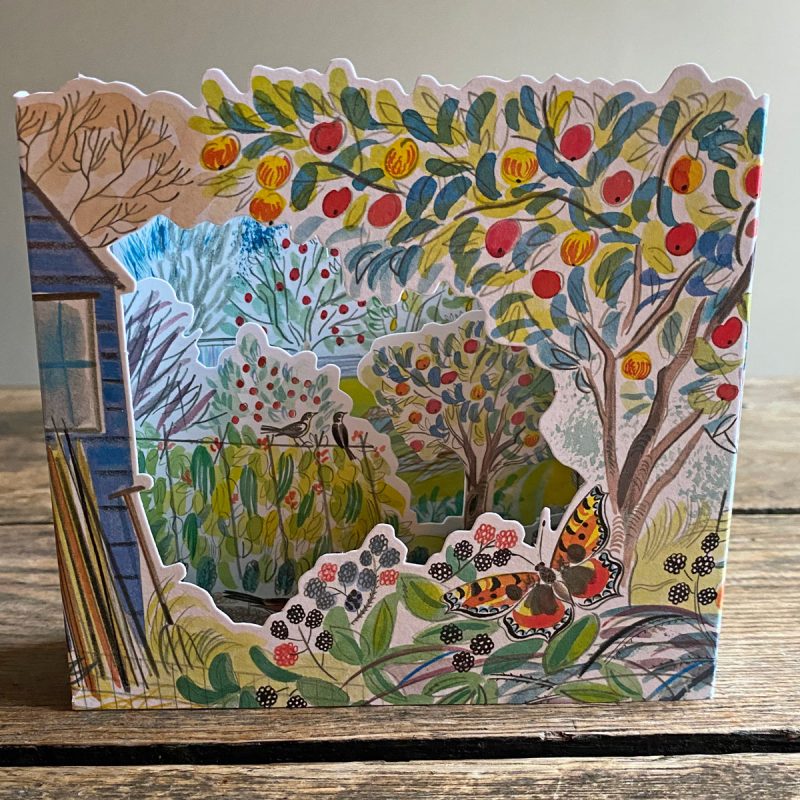 Emily Sutton 3D Allotment Card Orchard