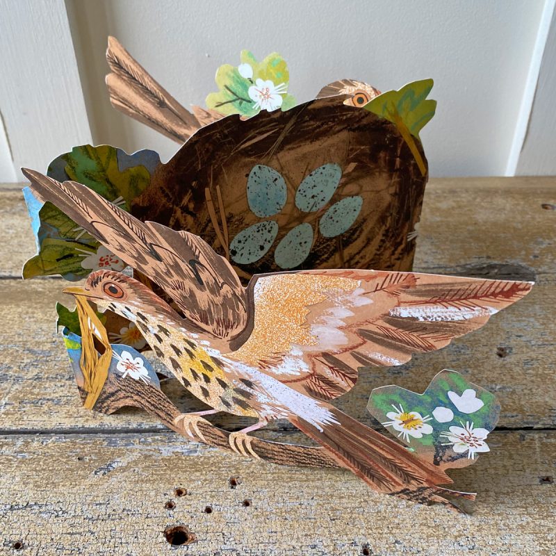 Mark Hearld Fold out Card - Nest - Image 3