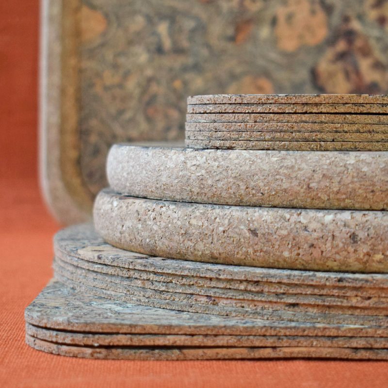 cork, cork coaster, cork mat, cork table mat, cork trivet, eco friendly, eco friendly homewares, environmentally friendly, functional, functional tableware, Sustainable, sustainable cork, table, tableware