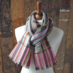 Wallace and Sewell Silk and Linen Scarf - Dunwich