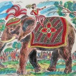 Emily Sutton Plumed Elephant