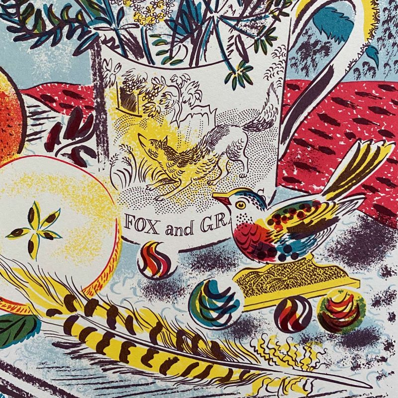 Fox and Grapes by Emily Sutton, Framed