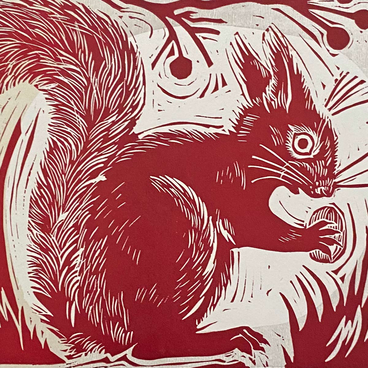 Red Squirrel by Mark Hearld - Tinsmiths Red Squirrel by Mark Hearld - Tinsmiths