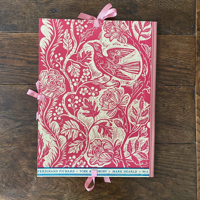 Mark Hearld Handprinted Portfolio - Pink