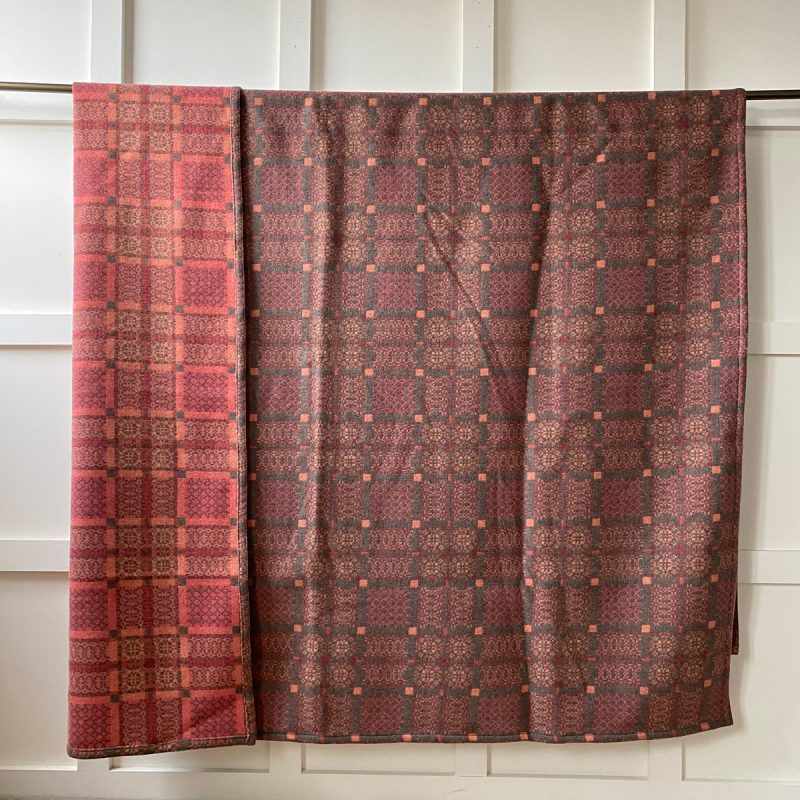 Welsh Blanket or Throw - Copper