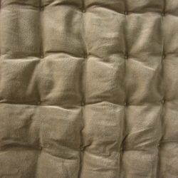 Velvet Quilted Bedcover - Stone