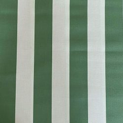 Broad Stripe - Leaf Green on Ivory