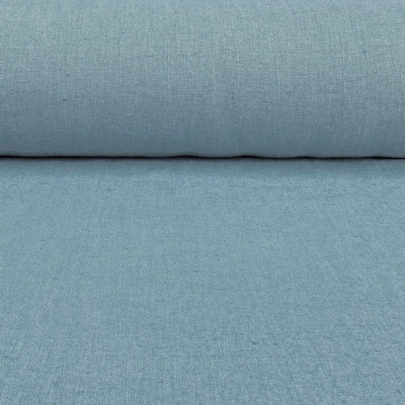 French Washed Linen - Bluestone
