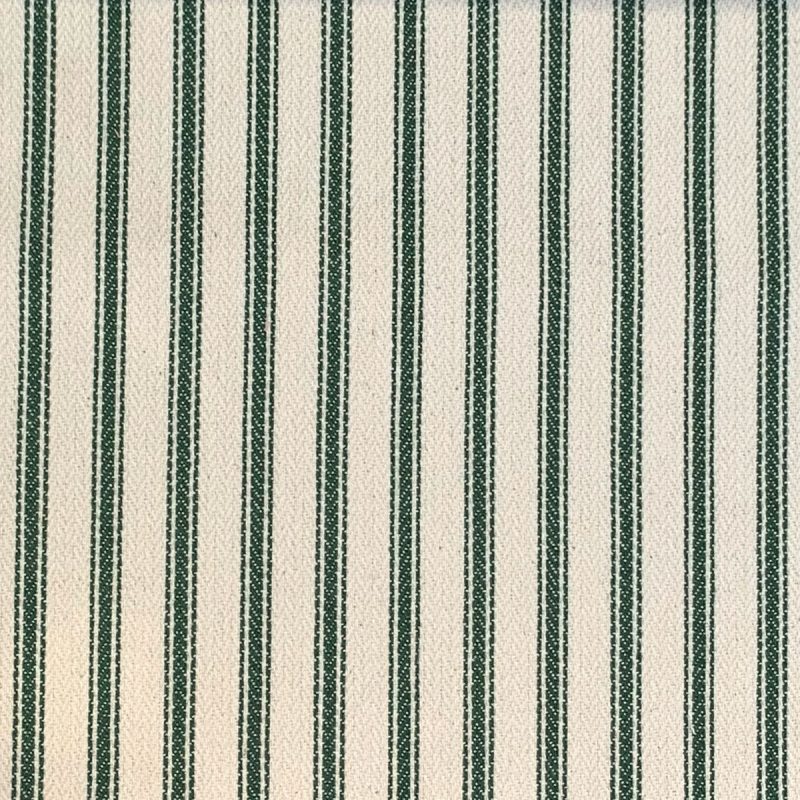 Hampton Ticking Fabric Green,20000 Martindale Rub, classic ticking, cotton, cotton fabric, cotton ticking, curtain fabric, Discount Fabric, French ticking, Herefordshire blinds, Herefordshire Curtains, Herefordshire Fabric shop, Herefordshire soft furnishings fabric, Herefordshire upholstery fabric, interior design, interiors, Ledbury Blinds, Ledbury curtains, Ledbury fabric shop, Ledbury upholstery fabrics, Martindale rub, mattress ticking, rub test, soft furnishing, stripe, striped fabric, Striped material, stripes, Ticking, ticking fabric, ticking stripes, Tinsmiths, tinsmiths ticking, traditional ticking, Upholstery, upholstery fabric