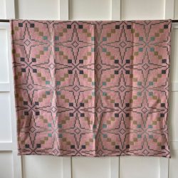 Vintage Star Welsh Blanket - Blossom