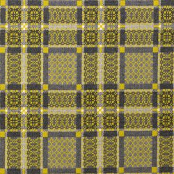 Knot Garden Welsh Throw - Gorse