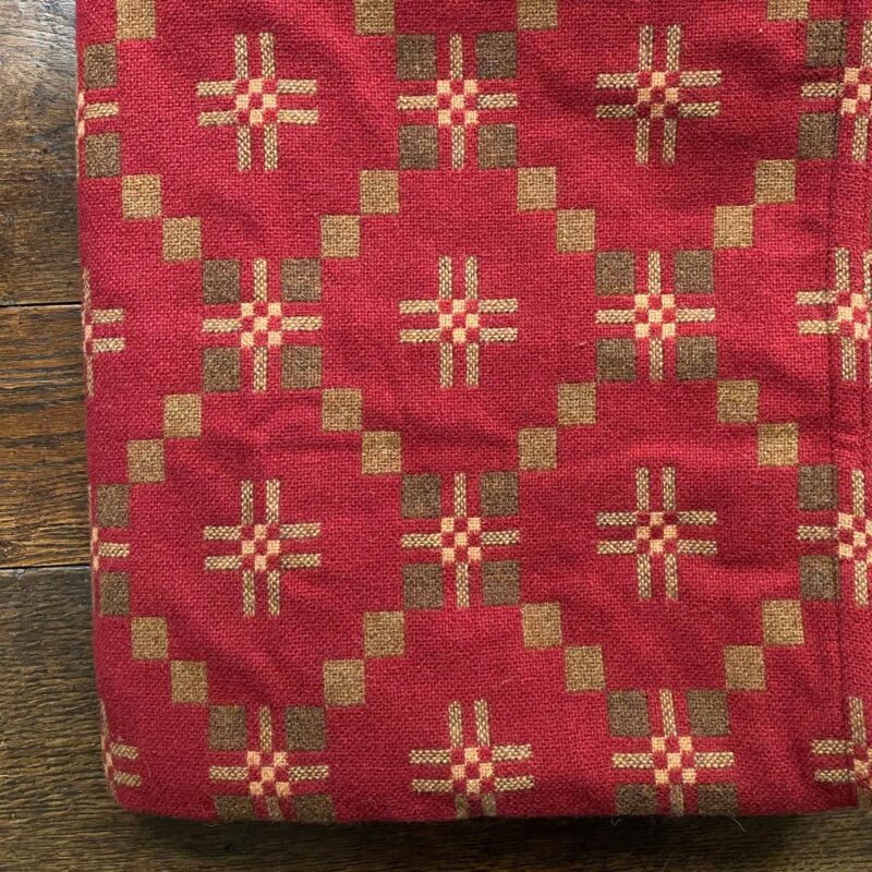 St David's Cross Welsh Throw - Chestnut