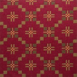 St David's Cross Welsh Throw - Chestnut