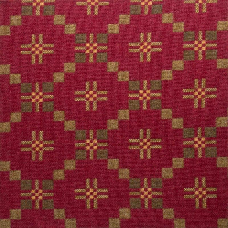 St David's Cross Welsh Throw - Chestnut