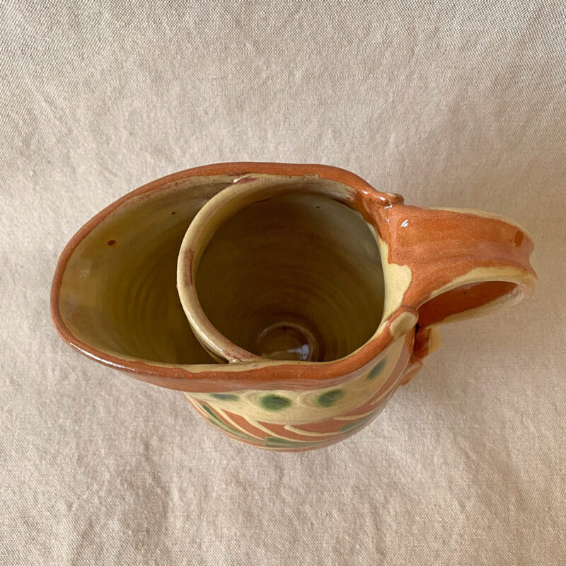 French Country Pottery Sauce Jug - FCPBEC2