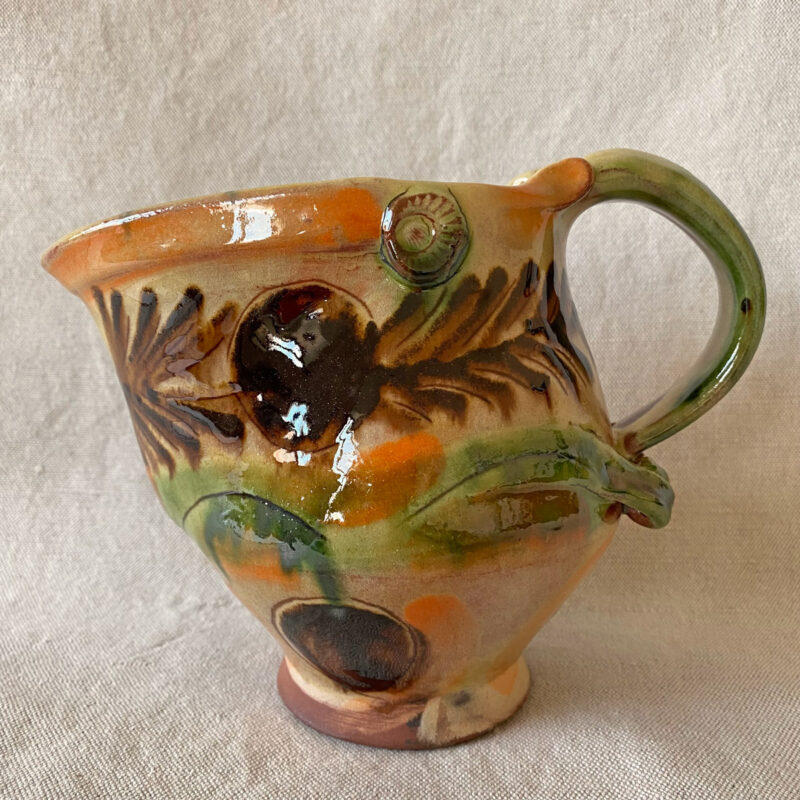 French Country Pottery Sauce Jug - FCPBEC3