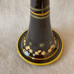 French Country Pottery Large Candlestick - FCPLCS6