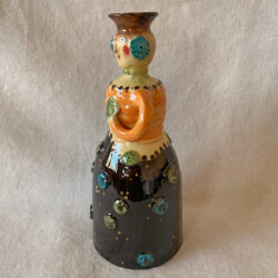 French Country Pottery Lucie Candlestick - FCPMADG3