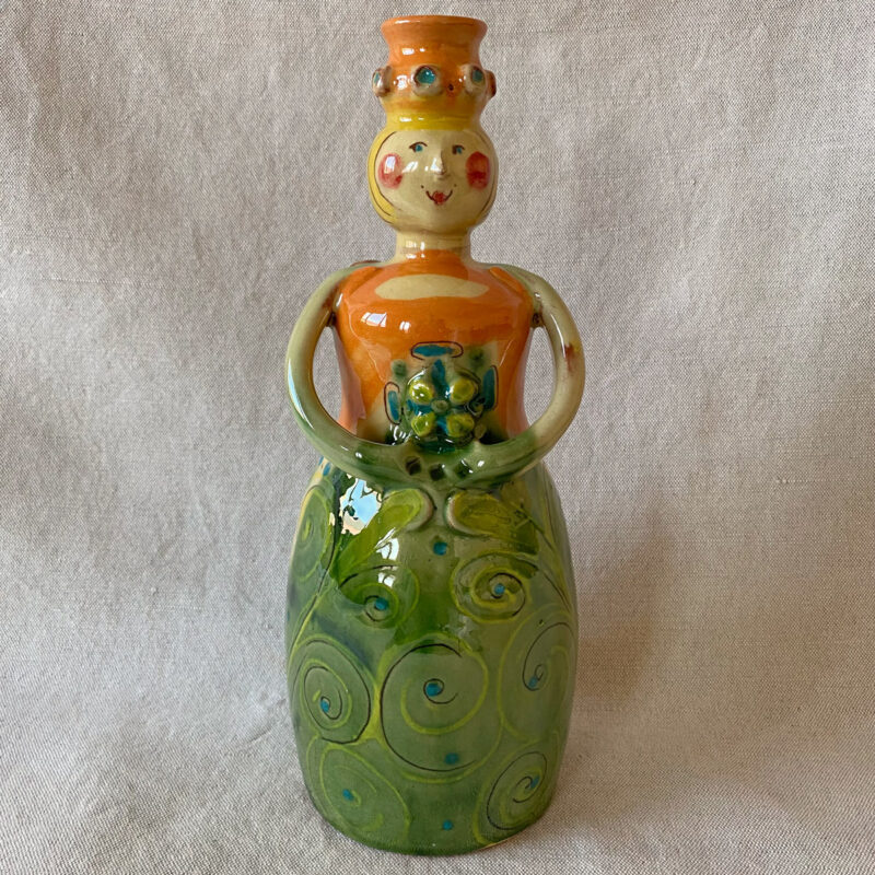 French Country Pottery Lucie Candlestick - FCPMADG4