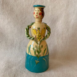 French Country Pottery Medium Lucie Candlestick - FCPMADM2