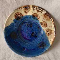 Burgundy Pottery Small Plate - FCPASI1