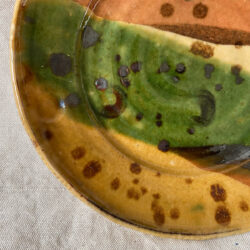 Burgundy Pottery Small Plate - FCPASI9