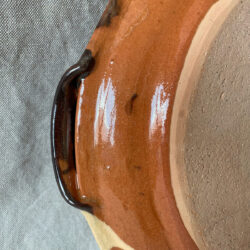 Burgundy Pottery Oval Serving Dish - FCPHOV