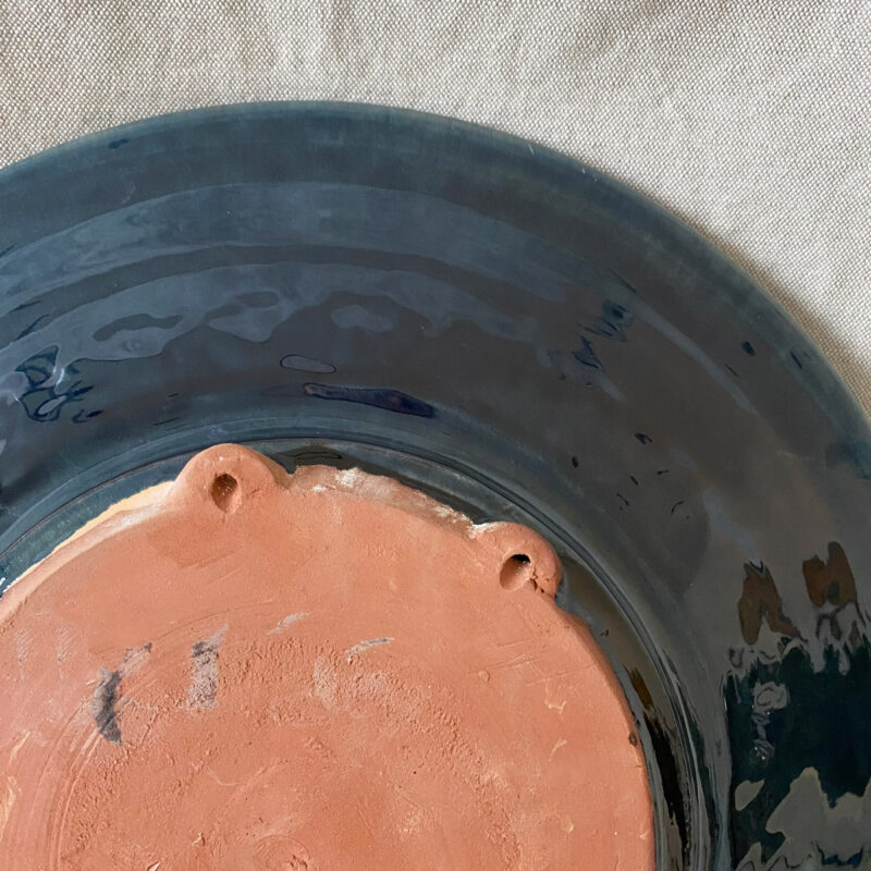 Burgundy Pottery Medium Speckled Serving Platter - FCPMM3